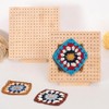 Crochet Board, Wooden Block Board, Sewing Tools, Crochet for Beginners,