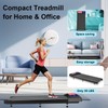 Walking Pad Treadmill, Under Desk Treadmills with Remote Control 2.5HP