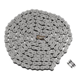 sourcing map 05B Metric Standard Roller Chain 5 ft Carbon Steel Chains 8 mm Industrial Roller Chain Drive Chain for Motorcycle Bicycle Industrial Machines -190 Connections