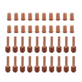 ACCEPTIN 220478 Electrode 20pcs & 220480 Nozzle Tips 20pcs Fit 30 Plasma Consumables Cutting Torch