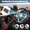 5 Digital Combination Car Steering Wheel Lock, LAMA Password Code