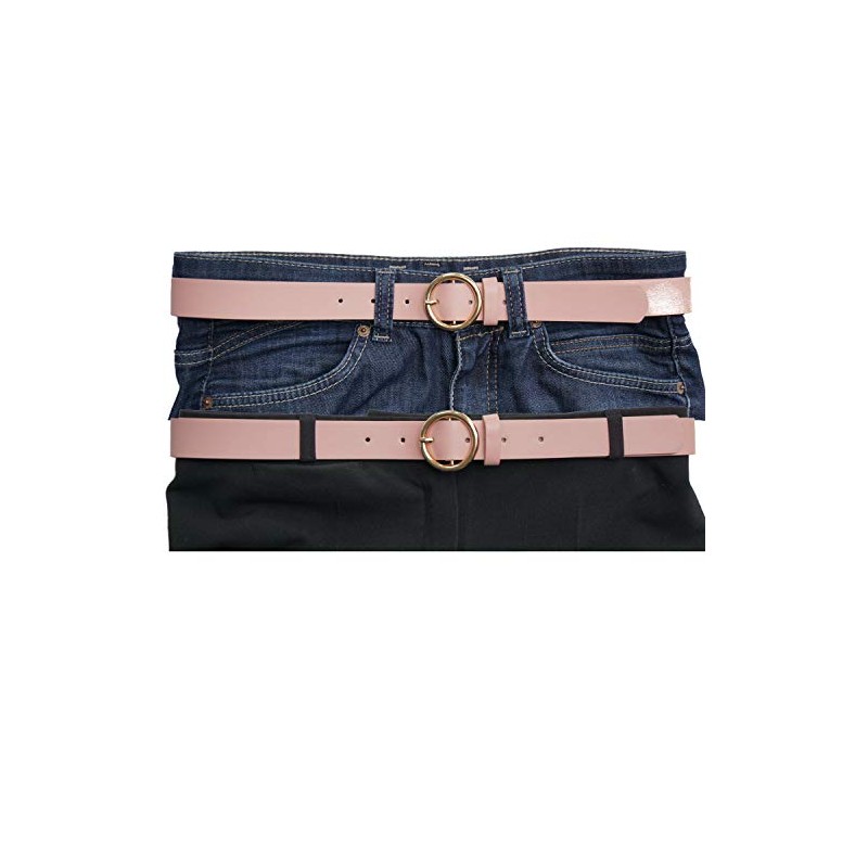 EANAGO Vegan Belt for Women - Modern Women's Belt with