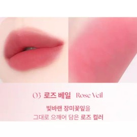 YNM 하트 베일 밀착 틴트 웜톤 발색 03 로즈베일 X2개 YNM Heart Veil Real Fit Tint Warm Tone Color 03 Rose Veil X2 pcs
