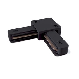 Maytoni Track Lighting L-Connector 90 Degree for 1-Phase Track System Black Plastic for Living Room Bedroom Kitchen Hallway