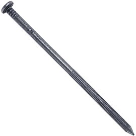 5/16" x 8" Ring Shank Spike Nails - ~25 Nail Count - Used for landscaping timbers, railroad ties, pole barns and load bearing structures