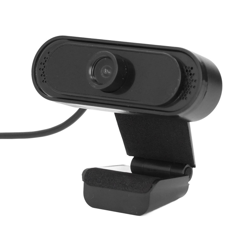 1080P Webcam with Microphone USB Drive Free 45 Degree Adjustable