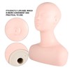 Nanddi Esthetics Mannequin Head with Shoulders, Large Multi Function PVC