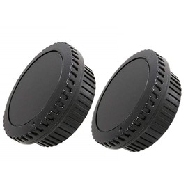 2 x rear lens caps + 2 x housing caps for Canon EF/EF-S T7/T6/T5/T7i/T6i (750D)/T5i(700D)/T4i/T3i/SL3i/SL2 (200D)/SL1/760D,60D,60D,60D,60D,2 700D D,7 7 7d,36d,40d,40d,40d,24d (2 set)