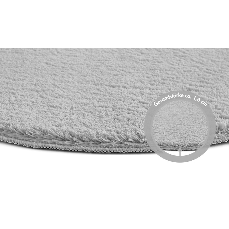 andiamo Arezzo Soft Bathroom Rug, Washable Bath Mat, Absorbent and