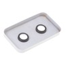 Aqbau® Cover Double Rosettes for Heaters with Protective Tube |