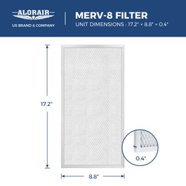 AlorAir MERV-8 Filter Replacement Set for Basement Dehumidifiers Sentinel HD55,Sentinel HDi65(4 Pack)