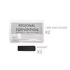 JW Magnetic Badge Holder - Pack of 2 - for