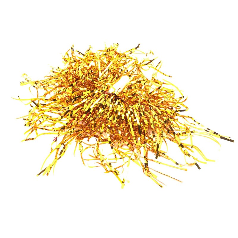 Oidnvay 24pcs Cheerleading Pom Poms Metallic Foil Cheer Pom Poms