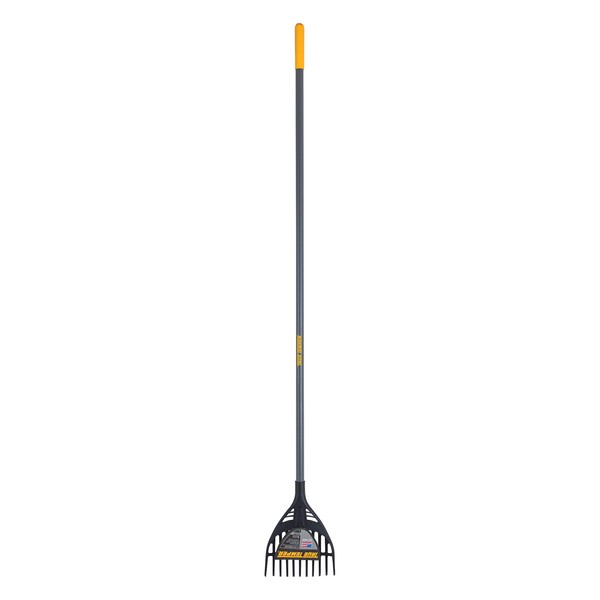 True Temper 2919100 Poly Shrub Rake with Cushion Grip, 8"