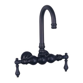 Elizabethan Classics 2-Handle Claw Foot Tub Faucet without Hand Shower in Polished Brass - ECTW57 PB