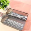 Rainmae 3Pcs Flatware Tray with Lid and Drainer, Large Plastic