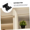 BUGUUYO 10pcs Plastic Furniture Brackets for Quick Fitting Cabinet Connections