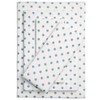 Premium 4pcs Classic Polka Dot Blue Cotton Bed Sheets Set
