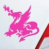 Hellweg Druckerei Chinese Dragon Fire Car Sticker Rear Window Sticker