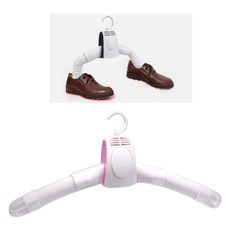 Portable Travel Electric Clothes Dryer Hanger Smart Shoes Clothes Rack