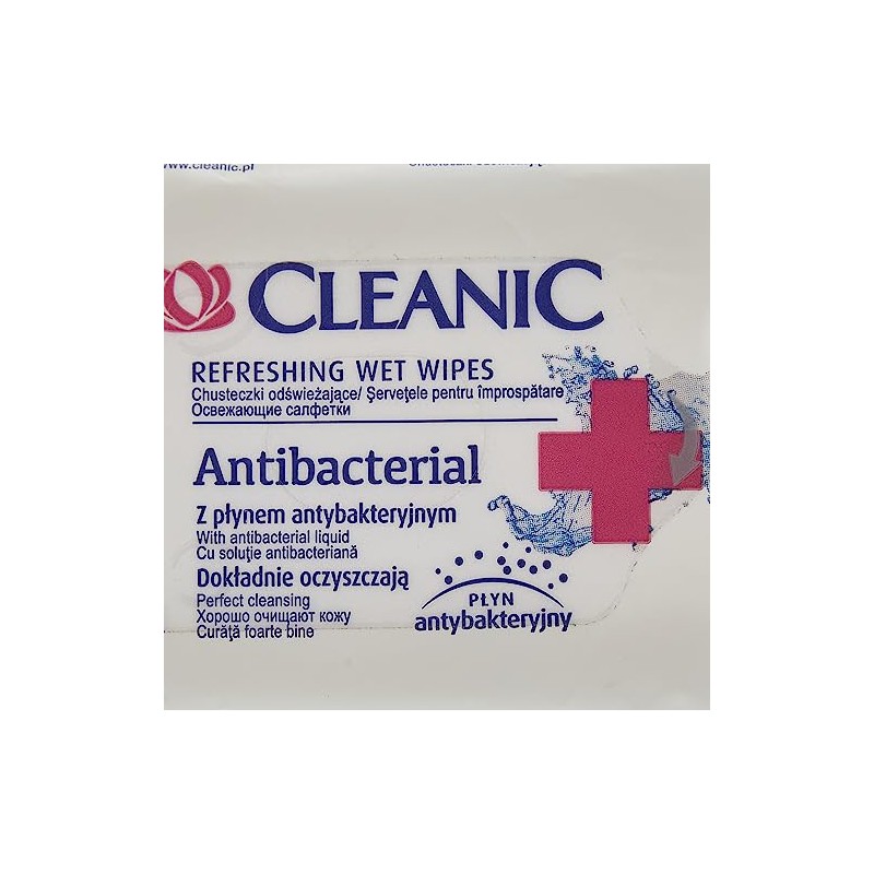 Cleanic Chusteczki or Antibacterial 1 Op. - 15 szt.