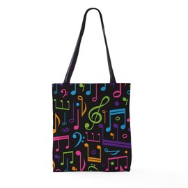 CafePress Music Notes Band Choir 18"x18" Reusable Grocery Shopping Sling Tote Bag