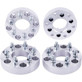 DCVAMOUS 4PC 6x4.5 to 6x5.5 Wheel Adapters 1.5 Inch with 12x1.25 Studs Compatible with Nissan 6 Lug 6x114.3 to 6x139.7 for 2005-2022 Frontier | 2005-2014 Pathfinder | 2005-2015 Xterra