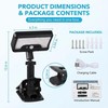 CVchancin Solar Lights Outdoor Motion Sensor, 92 LED Clip on
