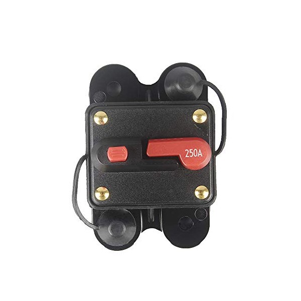 wohhom WOHHOM 250Amp Circuit Breaker Manual Reset Fuse holder, 30A-300A
