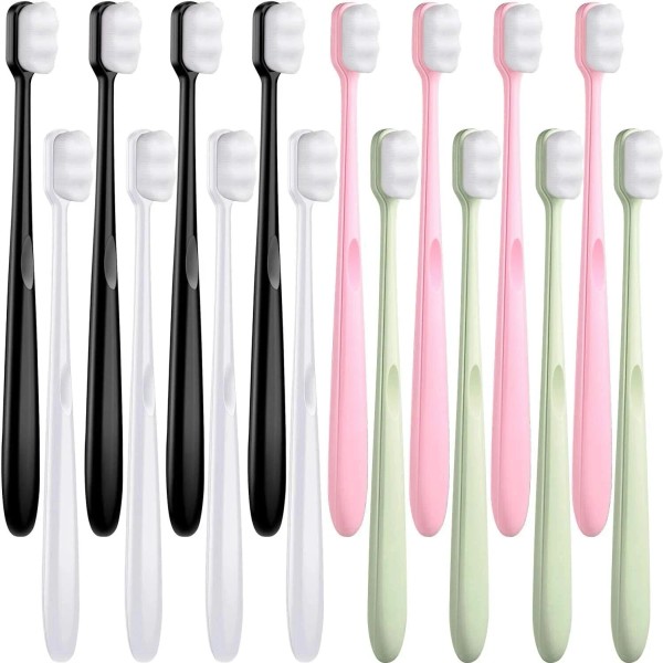 Unbranded Soft Micro Nano Toothbrush Extra Manual Ultra Bristled With
