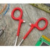 SE 664 FSI Self Locking Gebogene Pinzette mit Isolierte Griffe,