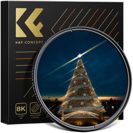 K&F Concept Nano-X Series Gold Streak Anamorphic Effect Filter 72 mm Gold Strip Filter Anamorphic Light Flare Effect Filter