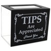 Acrylic Tip Collection Box Donation Jar Suggestion and Collection Bucket