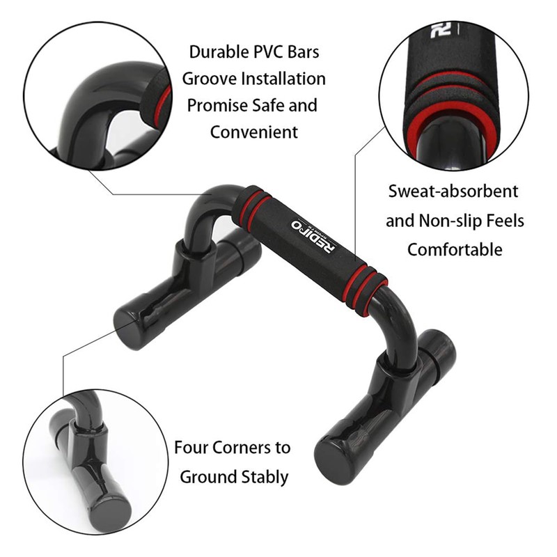 Push Up Bars Strength Training - Workout Stands With Ergonomic