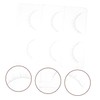 Healeved 3 Pairs Natural Short False Eyelashes Diy Lash Extension