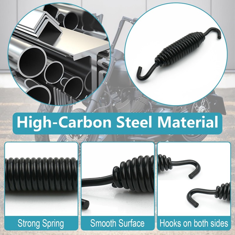 1 Pack Kickstand Spring, High-Carbon Steel Motorcycle Kickstand Spring for
