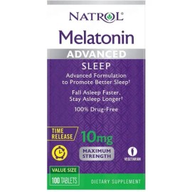 Melatonina Advanced Natrol 10 Mg 100 Tabletas