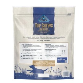 Blue Buffalo Top Chews Natural Chicken Jerky, 48 Ounces