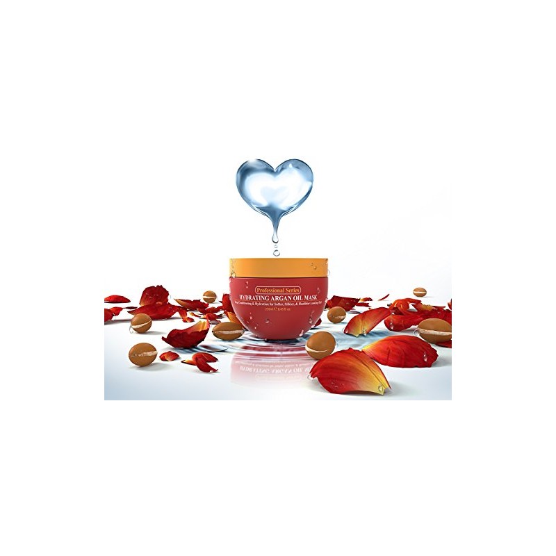 Arvazallia Mascarilla Hidratante con Aceite de Argán, 250ml, Acondicionador Profundo