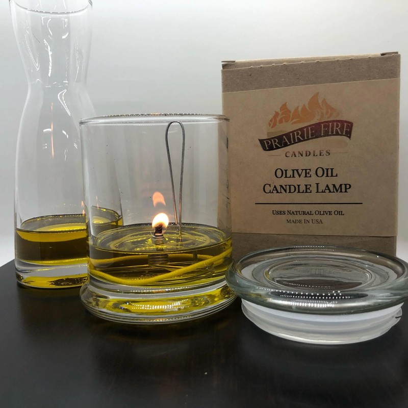 Olive Oil Candle Lamp - Emergency Backup - Power Outage