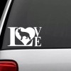 Bluegrass Decals German Shepherd Dog LOVE Decal Sticker B1078