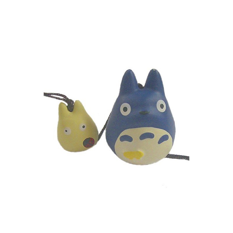 となりのトトロ 3連風鈴 大中小トトロならび
