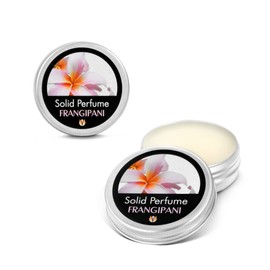 Flowerland Solid Perfume - Portable Pocket Balm Perfume Perfect for Travel Use - Natural Fragrance Parfum for Men and Women - Natural & Vegan - Frangipani (30ml)