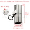 316SS Marine Grade Boat Pipe Connector, Stainless Steel Folding Swivel