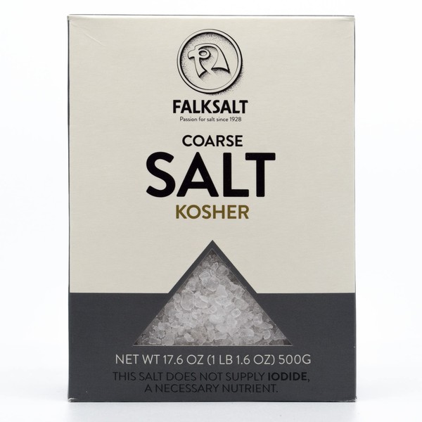 FALKSALT | 1.1lb Kosher Salt - Coarse Grain | Gourmet Salt