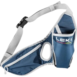 LEKI Drinkbelt Blue - Practical Adjustable Hydration Belt, Size One Size - Colour Dark Denim - Poppy Red - Dawn Blue
