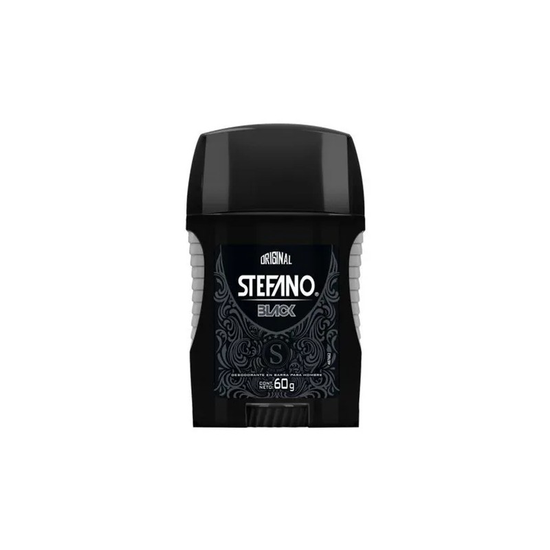 Desodorante En Barra Stefano Original Black Para Hombre 60g