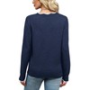 V Neck Sweaters for Women Pullover Cozy Lightweight Sweaters for