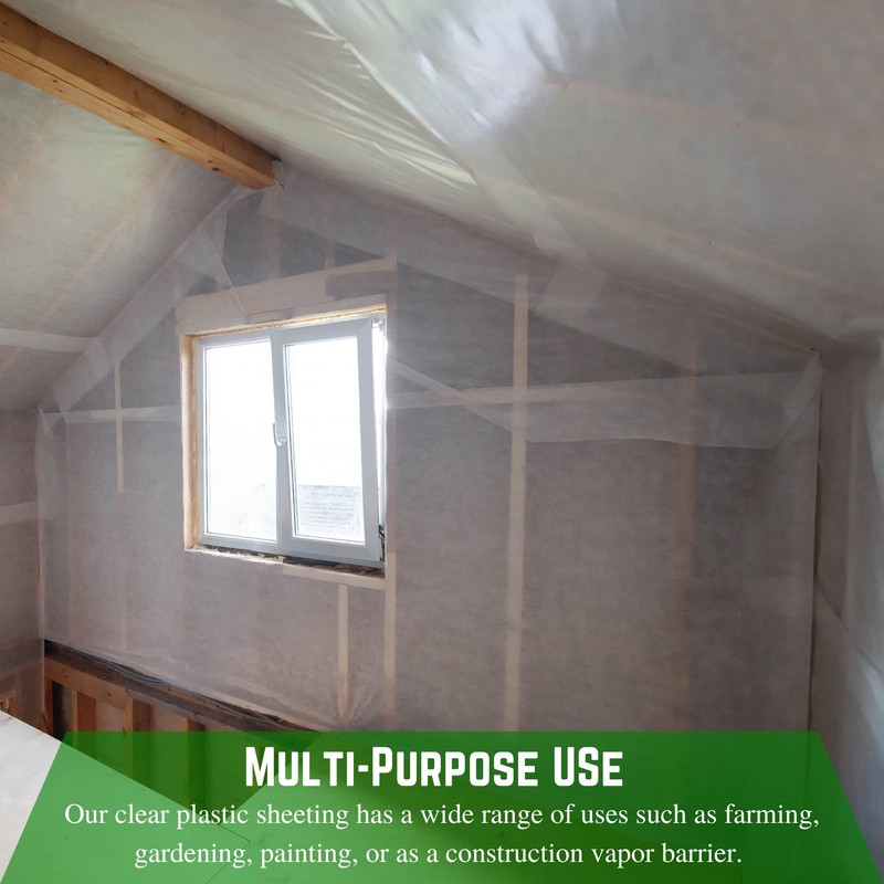 Farm Plastic Supply - Clear Plastic Sheeting - 6 mil