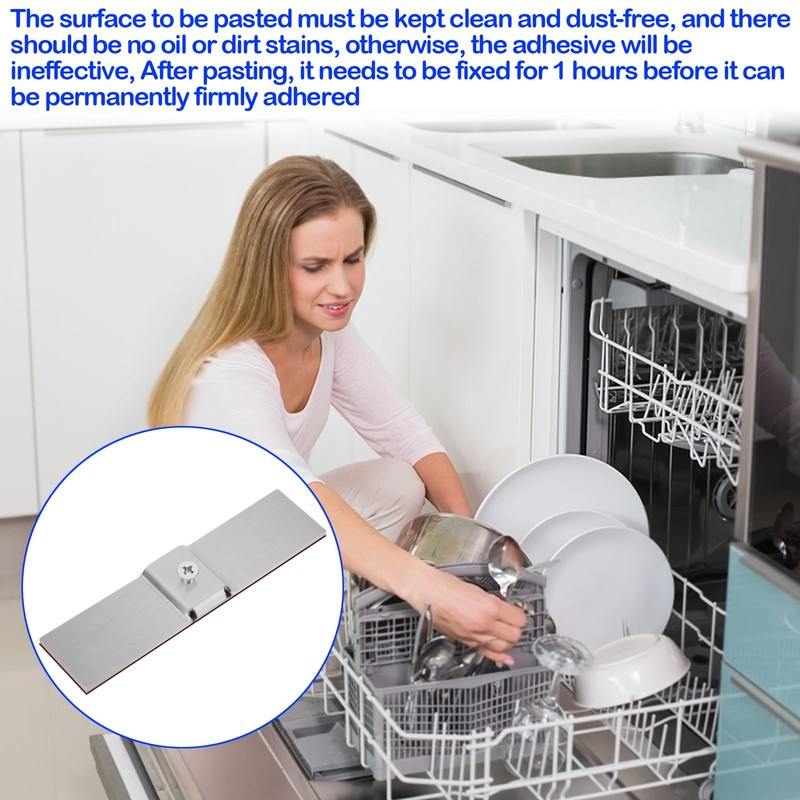 𝙐𝙥𝙜𝙧𝙖𝙙𝙚𝙙 Granite Dishwasher Mounting Bracket Kit Includes 2 Pcs Granite